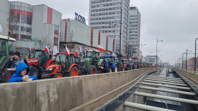 Польские фермеры устроили крупную акцию протеста